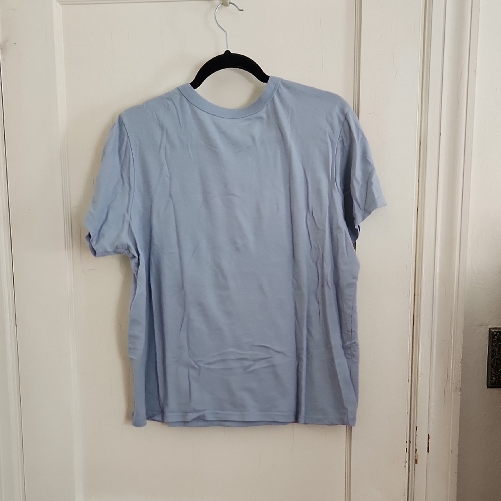 Zoe + Liv Sky Blue Crewneck Tee - Picture 3 of 3